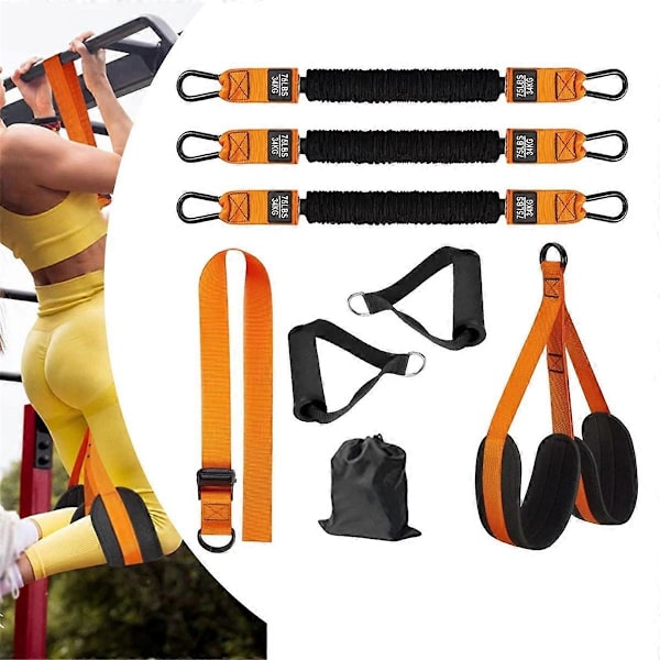 Justerbart pull-up assist band, højintensitets modstandsbånd