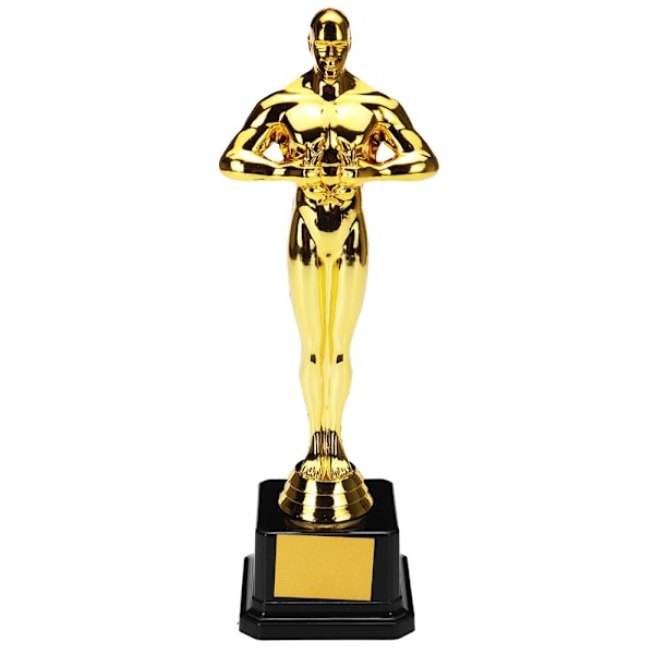Oscar-trofé miniatyr guldstatyett 18cm 18cm