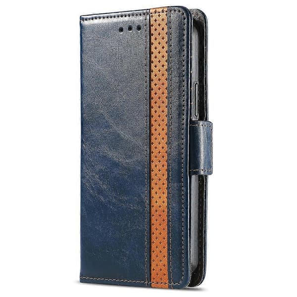 Kompatibel med iPhone 16 Plus Mobilskal PU Läderfodral Ställ med RFID-blockerande Plånbok-lingling} Multicolor Dark Blue