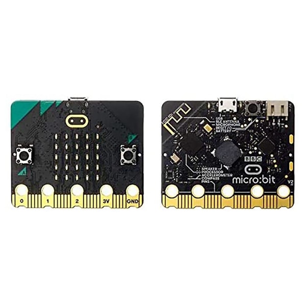 Microbit Single Board V2 Kit Bbc Board Inbyggd högtalare och mikrofonstöd Maskininlärning