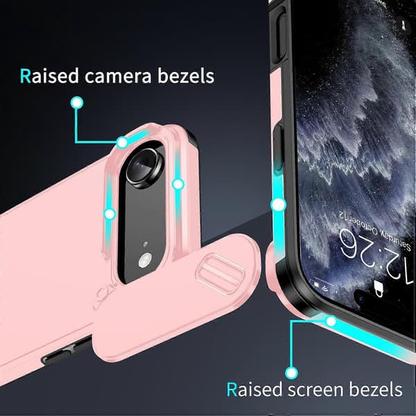 TPU + PC Telefonfodral Kompatibelt med iPhone 17 Pro-lingling} Pink iPhone 17 Air