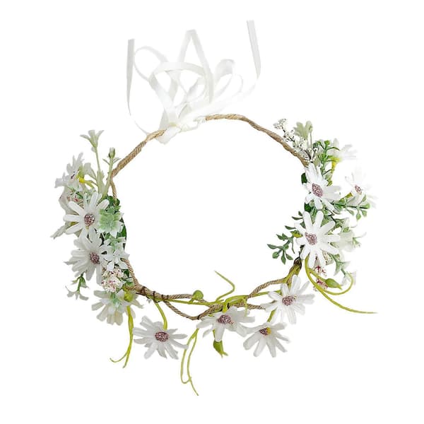 Blomsterhårbøjle Hårkrans Hårbånd Blomsterkrone til Feriefestival Bryllup-lingling} Type4 D