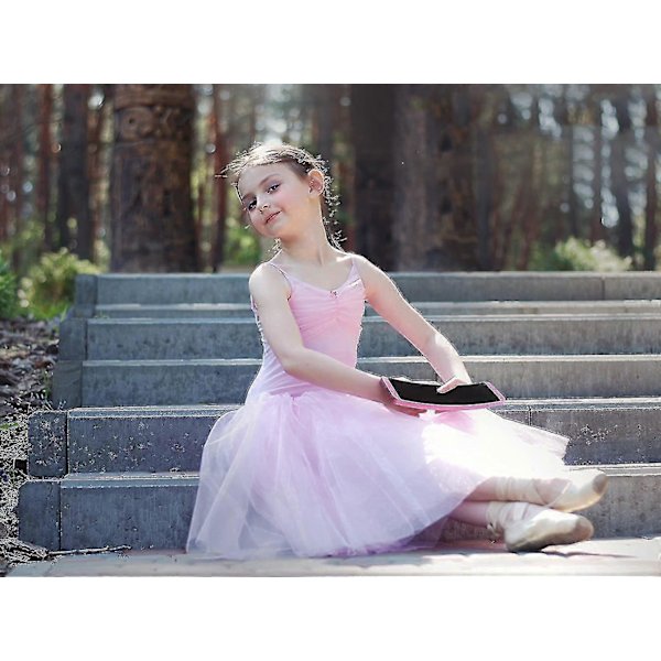 Pink spinning board til kunstskøjteløb og ballet Pink
