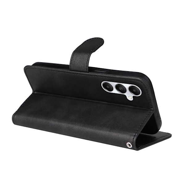 Hot 2025 Samsung A05s 4G PU Læder Wallet Case - Flere Farver Black Svart