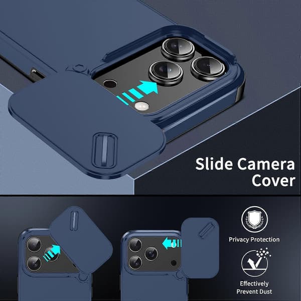 TPU + PC Telefon Cover - lingling} Blue iPhone 17 Pro