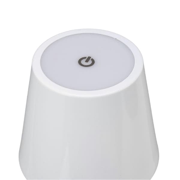 LED Touch Lampe Moderne Simpel Genopladelig Høj Lysstyrke Dæmpbar Touch Switch Trådløs Bordlampe til Restaurant Bar Hvid-lingling} Solid Normal
