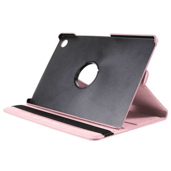 Kompatibel med Samsung Tab A9+ 360 Lychee Shell - Rosa Rosa pink