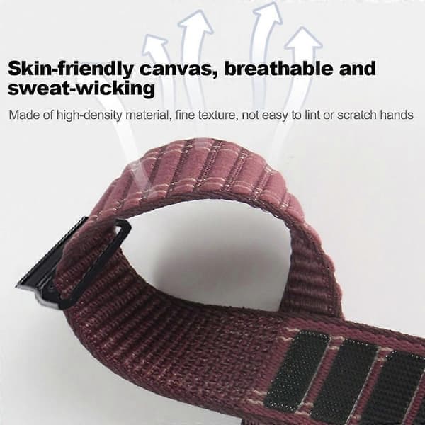 Bästsäljande Nylon Loop Quick Release-armband Kompatibelt med Garmin 26mm Grey