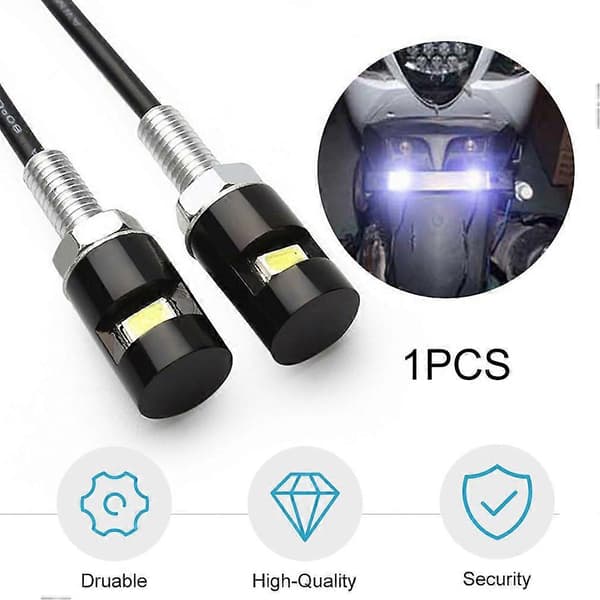 Bil LED Nummerpladelys 5630 1smd Motorcykel LED Nummerpladelys Bil Auto Forreste Baglygte Nummer Lamper Pærer-lingling}