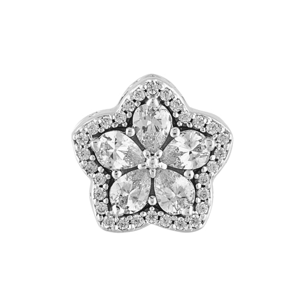 Pandora Sparkling Snowflake Pavé Berlock - Silver