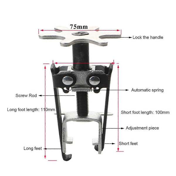 Universal Valve Spring Removal and Installation Tool for Engine Cylinder Head, Compressor, Valve Seal, Valve Spring Retainer