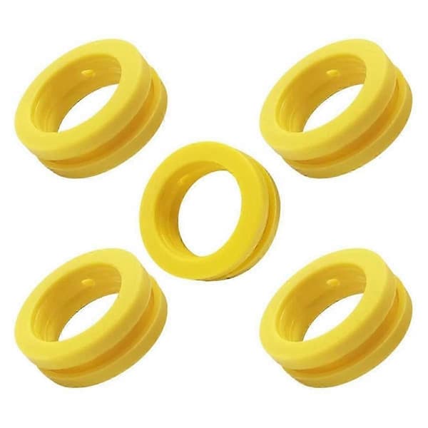 Ersättningspackningar för SodaStream DUO Terra ART CO2-cylindrar - 5-pack silikonpackningar Yellow