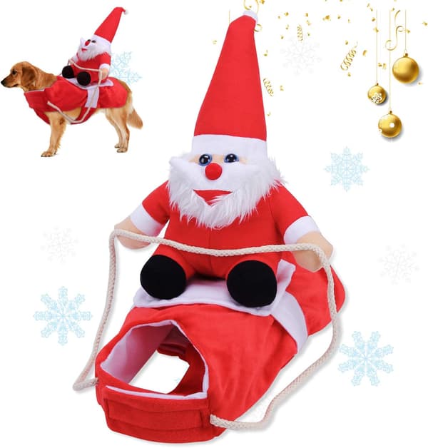 Kæledyrskostumer, Julemandskostumer, Jul, hundekostumer