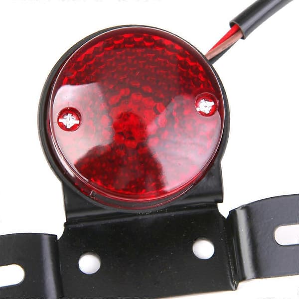 Motorcykel Motorcross Baglygte Bremseplade LED Nummerpladeholder-lingling}