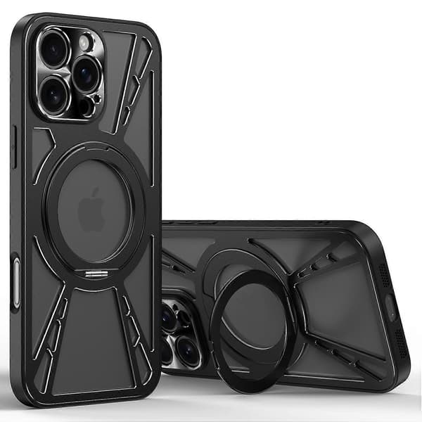 Kompatibel med iPhone 16 Pro telefoncover - lingling} Multicolor Black