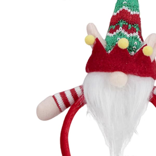 Julehårbøjle Mode med Hat Julehårring til Festlig Karneval Nytår-lingling} Elf