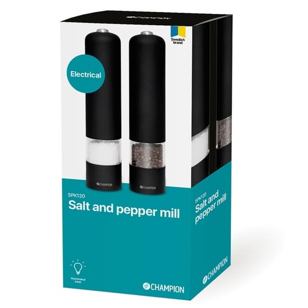 Mat sort salt- og peberkværn 495