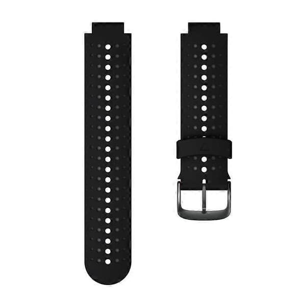 Kompatibel med Garmin Forerunner 220 Silikone Urrem - lingling} Black Grey