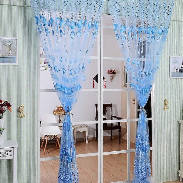 Lette og elegante 1x2 meter gardiner, velegnede til balkon- og rumindretning.