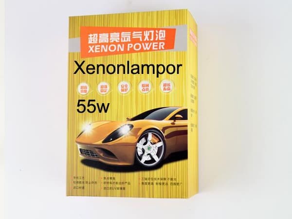 55W H3 5000K Xenon-ajovalot (3 kpl, HID, monivärinen) MultiColor H3 5000k