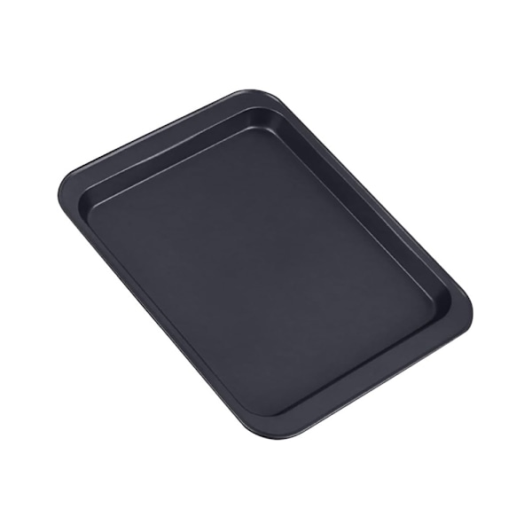 24*18cm bageform, non-stick bageform i rustfrit stål, kageform, ovn, roulade, lille kage (sort). 【Regular】 Small black baking tray
