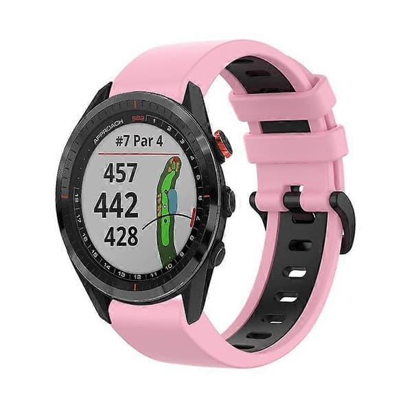 Silikone Urrem Til Garmin Approach S62-lingling} Pink Black