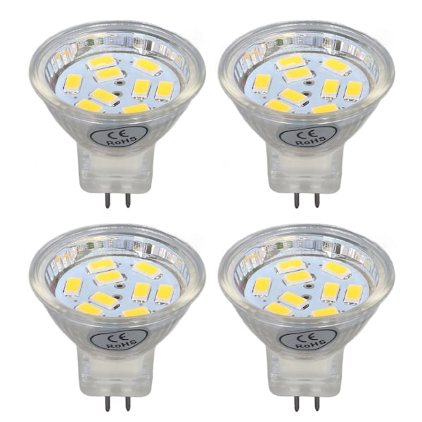 Heta 2025 4st MR11 LED-lampa 3W 300lm med 9 dioder Dubbelstiftbas fo