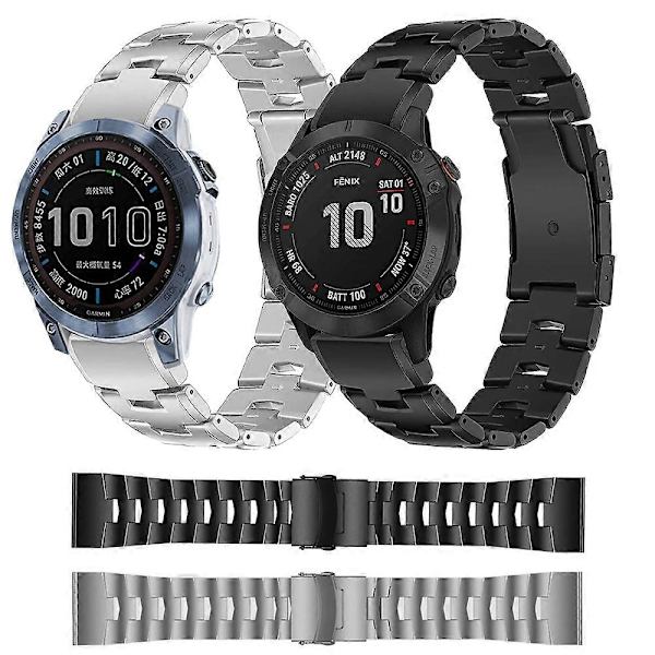 Titanium Alloy Urrem Til Garmin Fenix 7-lingling} Titanium Gray