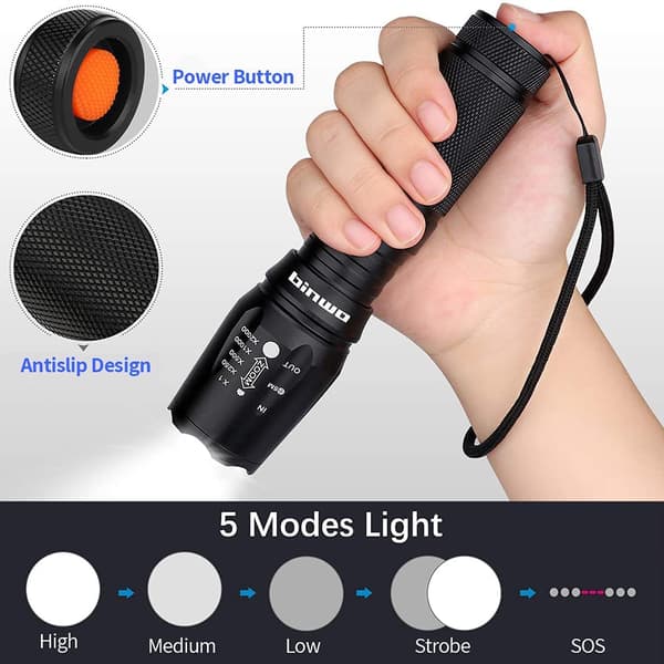 XM-L T6 Erittäin Kirkas Vedenpitävä Taskulamppu LED 3500 Lumenilla