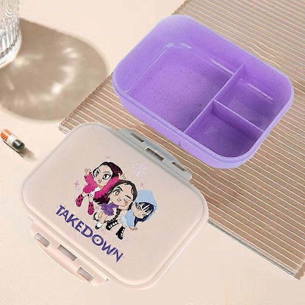 K-Pop Devil Hunter Bento Box för Barn - Lunchlåda med Stor Kapacitet LMNT15