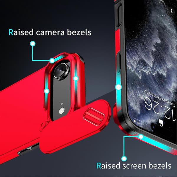 TPU + PC Telefonfodral Kompatibelt med iPhone 17 Pro-lingling} Red iPhone 17 Air