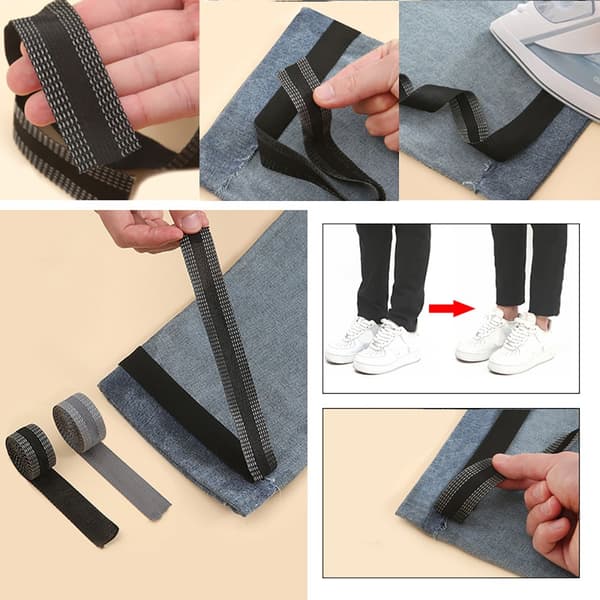 Käytännöllinen itseliimautuva housuteippi 2 METER