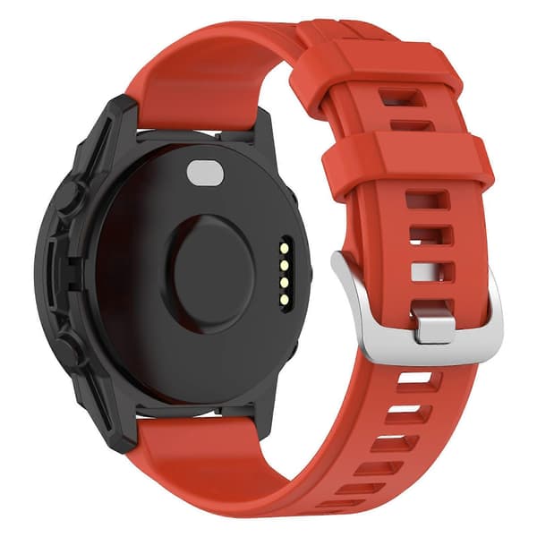Kompatibel med Garmin Descent G1 Silikon Armbandsur - lingling} Grapefruit Red