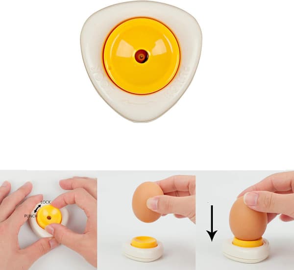 Egglegg, eggseparator, egglegg for bruk på kjøkkenet.