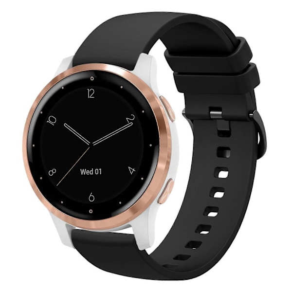 Silikone Urrem Til Garmin Vivoactive 4S-lingling} Black