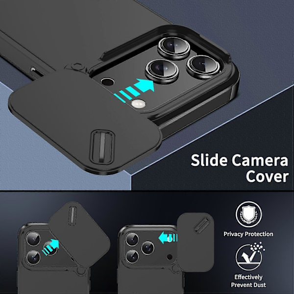 TPU + PC Puhelinkotelo - lingling} Black iPhone 17 Pro