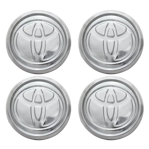 4-pakning - Toyota senterkopp 75 57mm - Silver
