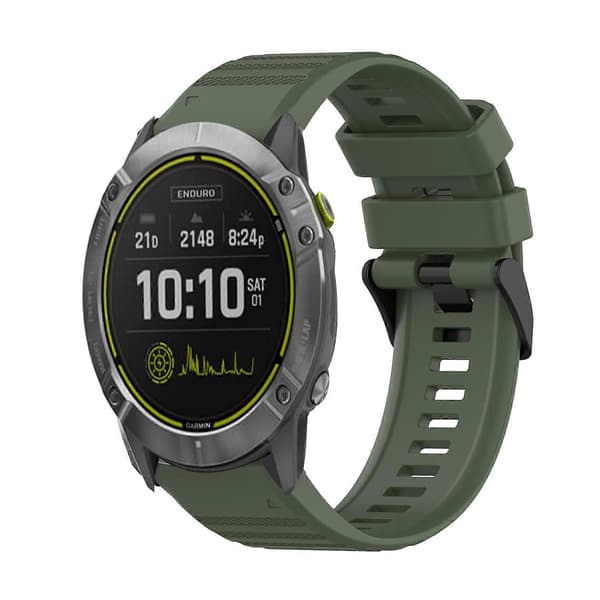 Silikone Urrem Til Garmin Enduro-lingling} Army Green