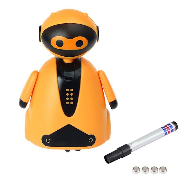 Påskrabatt! Högkvalitativ Följ den ritade linjen robot elektrisk induktiv följ den ritade linjen leksak pedagogiska leksaker bästa presenten för barn 0.3