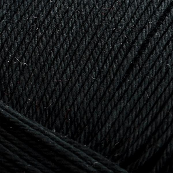8/4 hæklegarn, 200g/nøgle, sort Svart one size