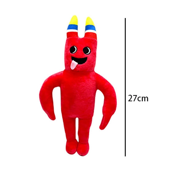 Kuuma 2025 25 cm Garten of Banban pehmolelut lasten pelit hirviö täytetty nukke W red