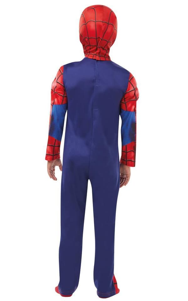 Spider-Man Deluxe Edition 122/128 (7-8 år) Vadderad dräkt med mask 450