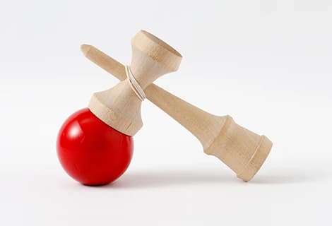 Puinen Kendama blå