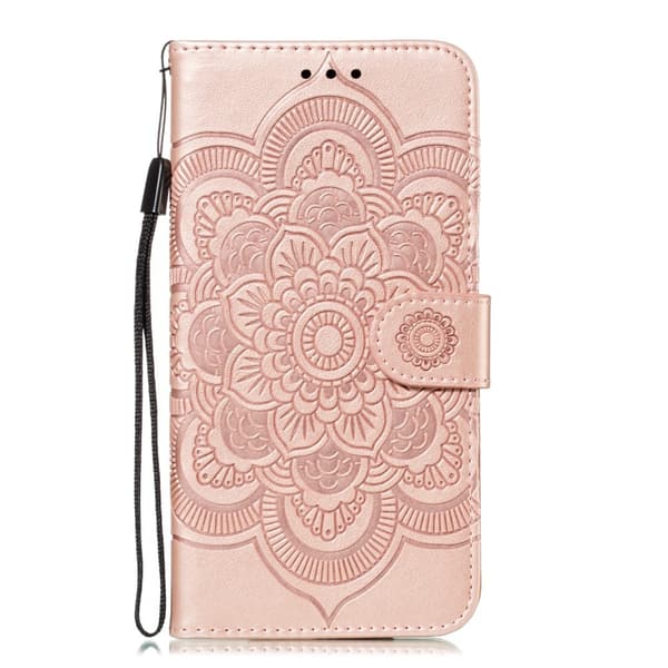Kompatibel med iPhone 11 - Sol Mandala Plånboksfodral - Roséguld Roséguld Roséguld