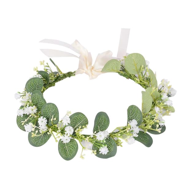 Blomsterhårbøjle Hårkrans Hårbånd Blomsterkrone til Feriefestival Bryllup-lingling} Type4 E
