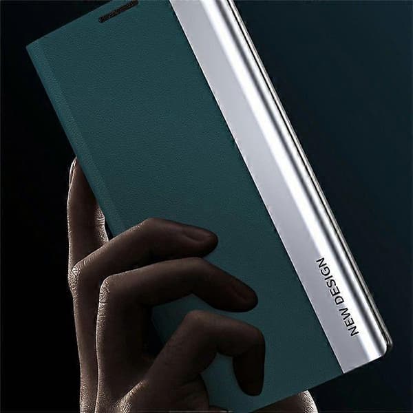 Telefonfodral Kompatibelt med Samsung Galaxy S25+(Plus), Anti-Drop Läder Telefonskal med Ställ-lingling} Sapphire