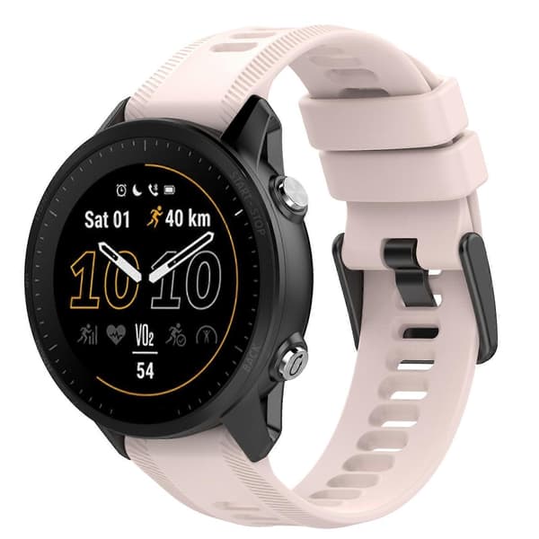 Silikoninen kellon ranneke Garmin Instinct-linglingille Sand Pink