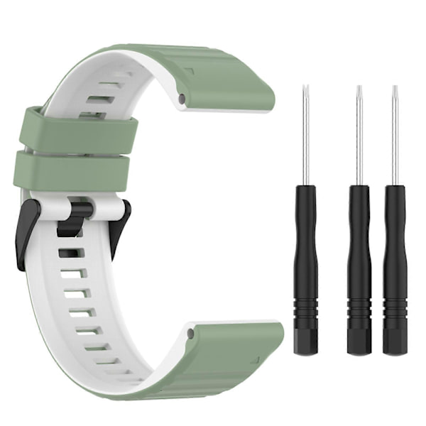 Silikoninen kellon ranneke Garmin Instinct-linglingille Red black