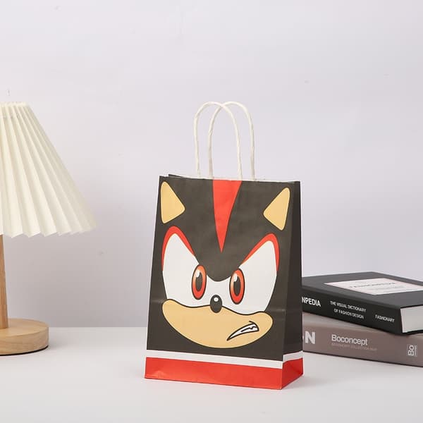 Sonic The Hedgehog Gaveposer til fest 12 stk. - Fødselsdagsgaveposer til børn