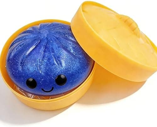 Skinnende Dumpling Myk og Søt Lekeboks - Stresslindrende Fingertupp Sensorisk Lekedeig 1pc-b